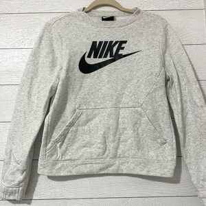 Nike grey and black sweatshirt. Youth L (fits like a womens small).
